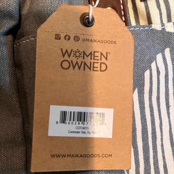 Maika ‘Big Sur’ Commuter Tote and Zipper Pouch set - Picture 2 of 9